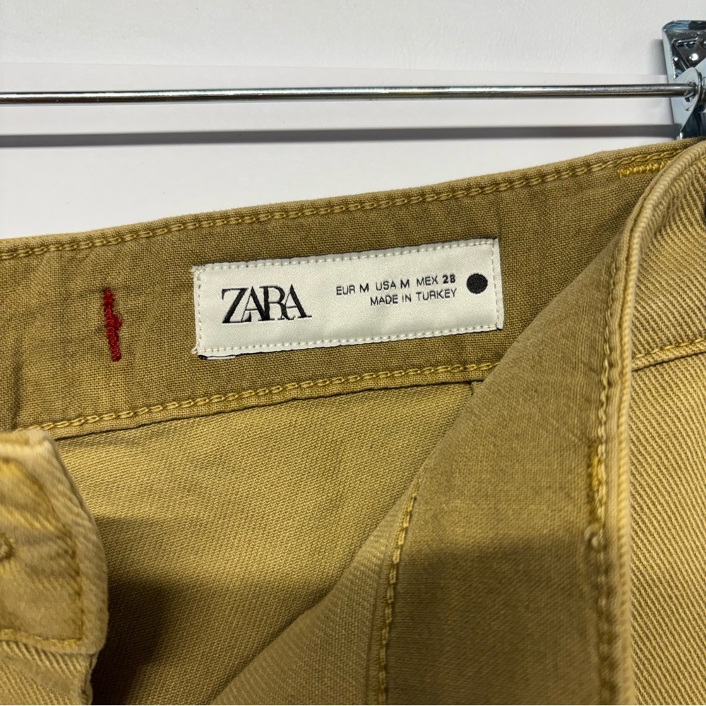 ✨Zara Chino Trouser Pants Wide Leg Size 28 - Picture 8 of 15